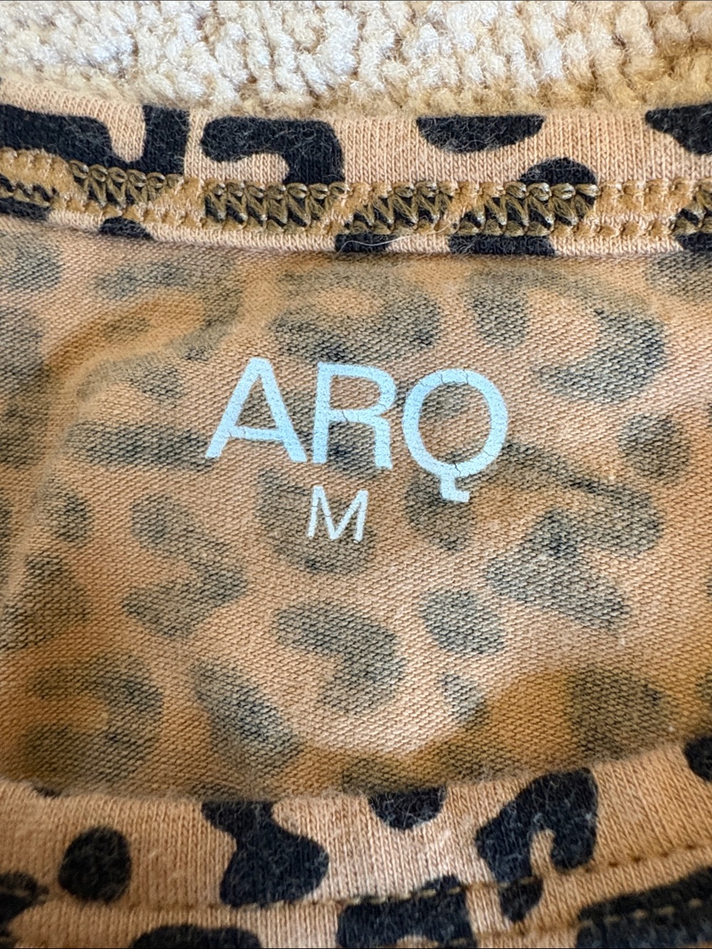 ARQ Wide Strap Bra, Size Medium, Leopard - Picture 2 of 2